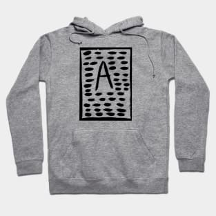 The painting of the letter A . Hoodie